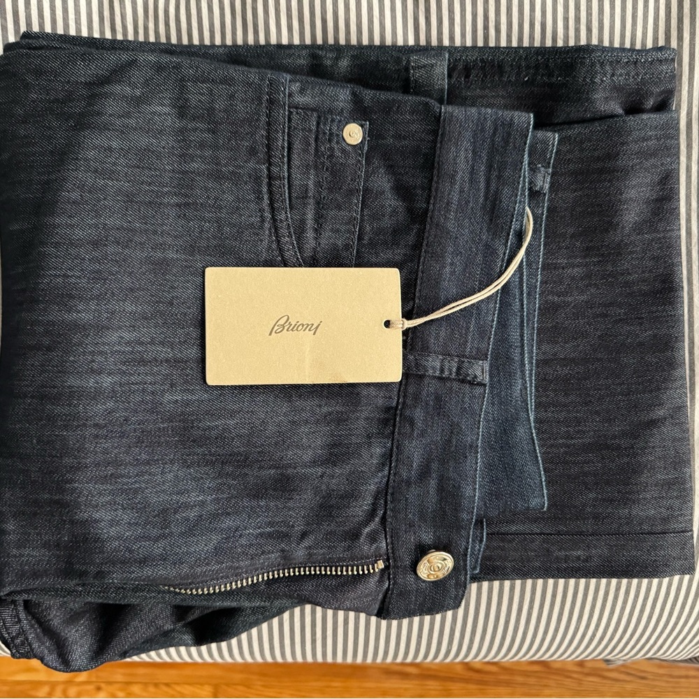 BRIONI Roccaraso Cotton Stretch Jean Size 32 Mens - Made in Italy